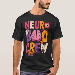 Neuro Boo Crew Halloween Anatomical Brain Anatomy  T-Shirt