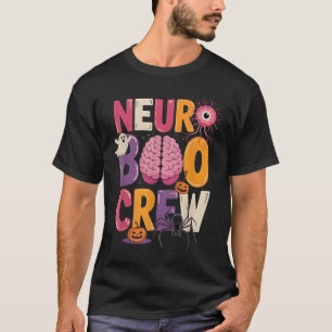 Neuro Boo Crew Halloween Anatomical Brain Anatomy T-Shirt