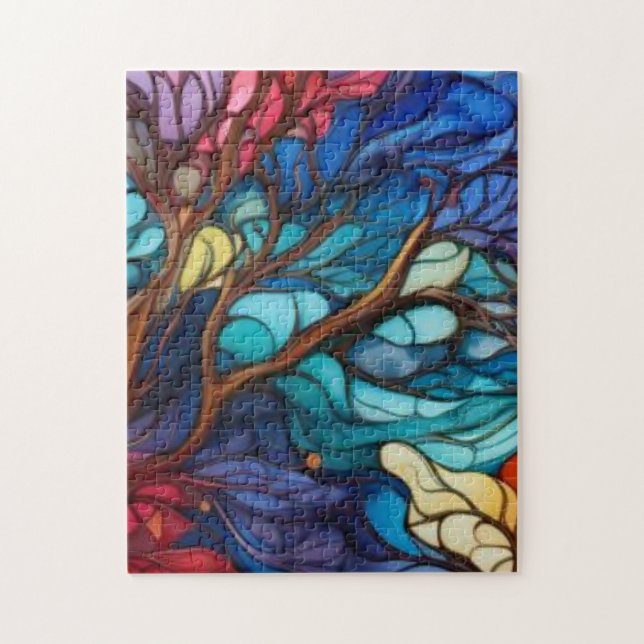 Neuro-Connection Challenge: Intricate Neuron Desig Jigsaw Puzzle (Vertical)