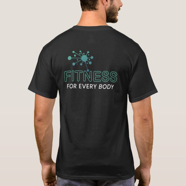 Neuro Hub Fitness Men's Black T-Shirt (Dos)