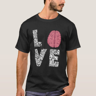 Neuro Nurse Love Brain Nurselife Neuroscience Nurs T-Shirt