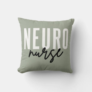 Neuro Nurse Neuroscience nurse appreciation gifts Throw Pillow