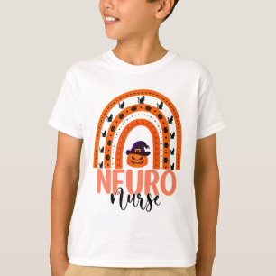 Neuro Nurse Rainbow Halloween Costume Neuroscience T-Shirt
