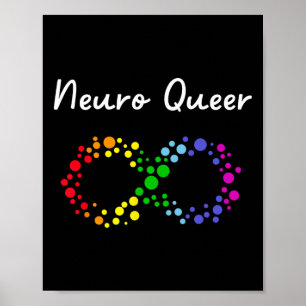 Neuro Queer! Lgbtq Gay Pride! Neurodiverse Autisti Poster