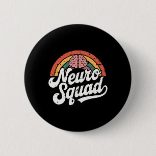 Neuro Squad Neurology Nurse 2 Inch Round Button