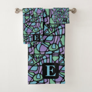 Neuroart Stained Glass Bath Towel Set