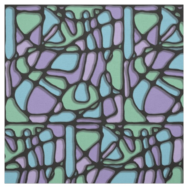 Neuroart Stained Glass Fabric (Swatch)