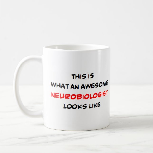 neurobiologist, awesome coffee mug (Left)
