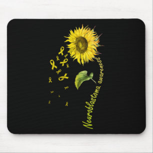 Neuroblastoma Awareness Sunflower Mouse Pad
