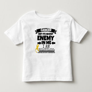Neuroblastoma Cancer Met Its Worst Enemy in Me Toddler T-shirt