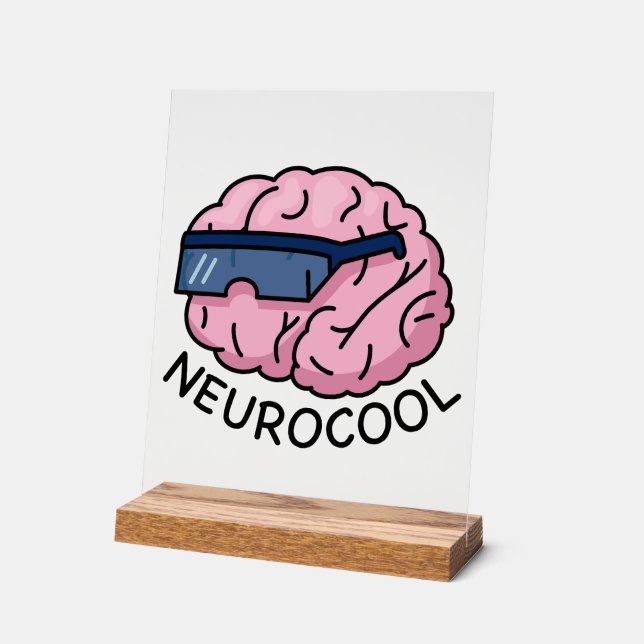 Neurocool Acrylic Sign (Angle)