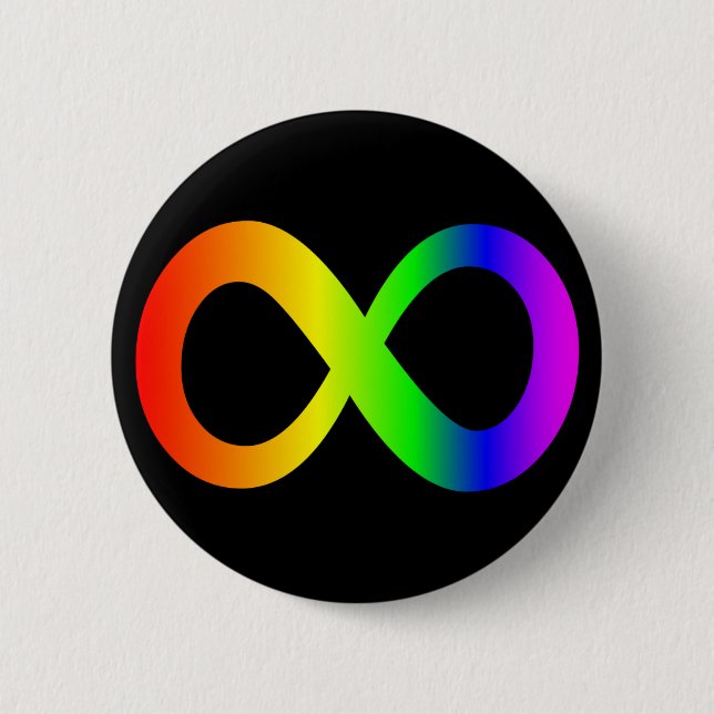 Neurodivergent 2 Inch Round Button (Front)