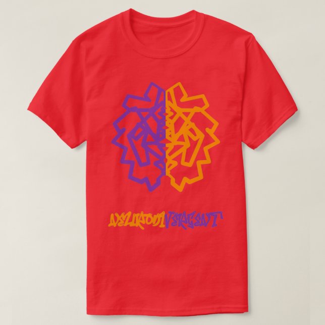 Neurodivergent adhd brain adhd awareness T-Shirt (Design Front)