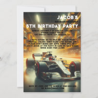 Neurodivergent Autiste Invitation de fête d'annive