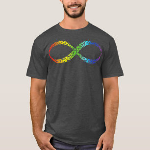 Neurodivergent Awareness Infinity Rainbow Autism A T-Shirt