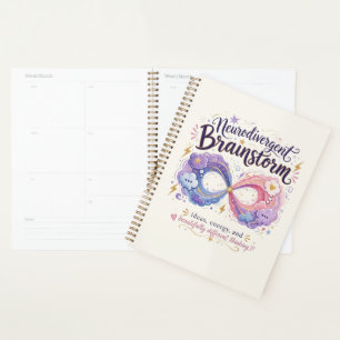 Neurodivergent Brainstorm Infinity Symbol Planner