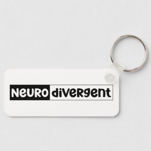 Neurodivergent   Neurodiversity Awareness Keychain