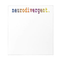neurodivergent. notepad