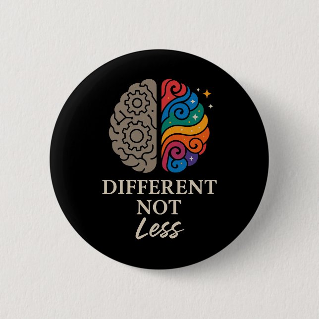 Neurodivergent Pride Adhd Autism Acceptance Other  2 Inch Round Button (Front)