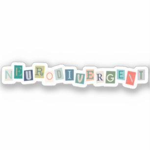 Neurodivergent typography Neurodiversity Awareness