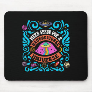 Neurodiverse Universe Neurodiversity Adhd Autism A Mouse Pad