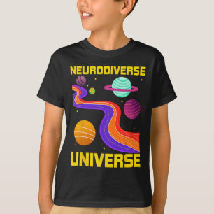 Neurodiverse Universe Neurodiversity Adhd Autism A T-Shirt