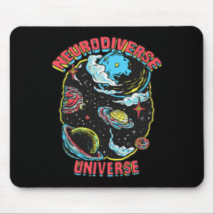 Neurodiverse Universe Neurodiversity Embrace Adhd Mouse Pad