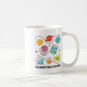 Neurodiverse Universe Planet Autism Awareness Supp Coffee Mug