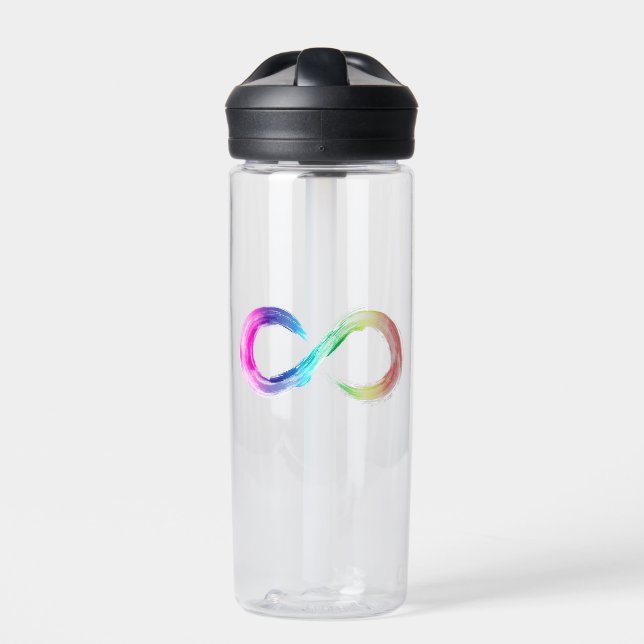 Neurodiversity (autism, adhd, etc) water bottle (Front)