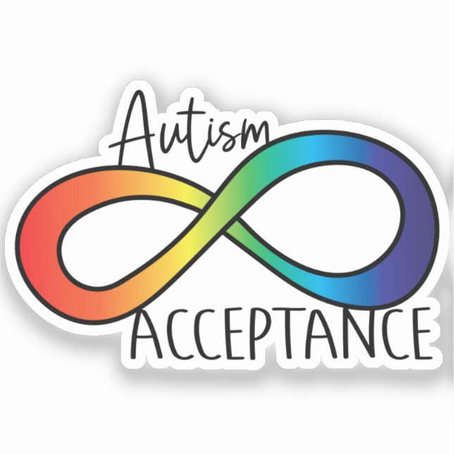Neurodiversity Autism Awareness Acceptance Rainbow (Front)