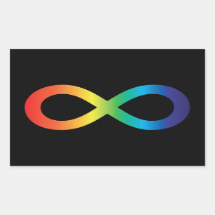 Neurodiversity Autism Awareness Acceptance Rainbow Sticker