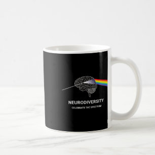 Neurodiversity Autism Spectrum Asd Adhd Rainbow Br Coffee Mug
