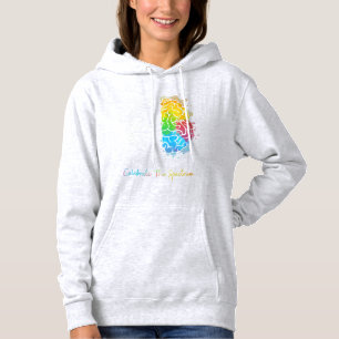 Neurodiversity Autism Spectrum ASD ADHD Rainbow Br Hoodie