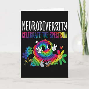 Neurodiversity Brain Autism Awareness Asd Adhd Men Card