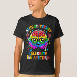 Neurodiversity Brain Autism Awareness  T-Shirt