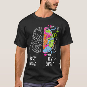 Neurodiversity brain Gift idea for Dyslexia ADHD A T-Shirt