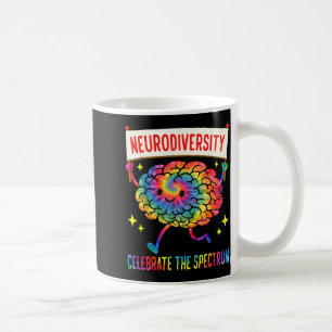 Neurodiversity brain spectrum autism awareness coffee mug