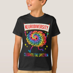 Neurodiversity brain spectrum autism awareness T-Shirt
