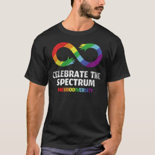 Neurodiversity Celebrate Spectrum Infinity Vintage T-Shirt