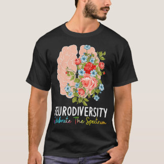 Neurodiversity Celebrate The Spectrum ADHD Brain A T-Shirt