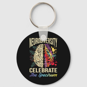 Neurodiversity Celebrate The Spectrum Autism Asd A Keychain