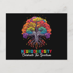 Neurodiversity Celebrate The Spectrum Autism Postcard