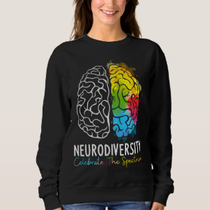 Neurodiversity Celebrate The Spectrum Autism Suppo Sweatshirt