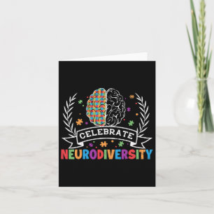 Neurodiversity Funny Dyslexia Awareness Graphic  Card