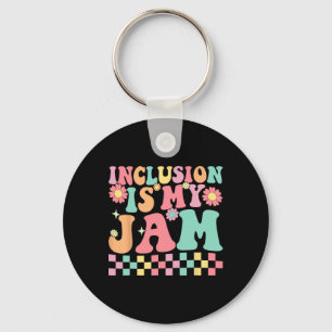Neurodiversity Inclusion Is My Jam Autism Special Keychain