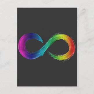 Neurodiversity Infinity Logo Shirt Postcard