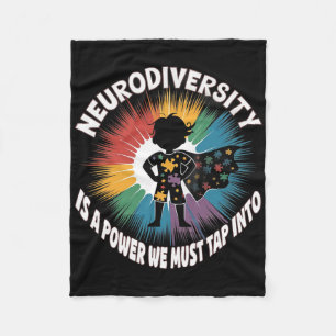 Neurodiversity Is A Power We Must Tap Autism Autis Fleece Blanket