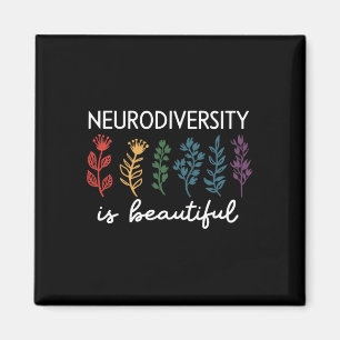 Neurodiversity Is Beautiful Autism Awareness Adhd Magnet