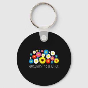 Neurodiversity Is Beautiful Autism Awareness Inclu Keychain