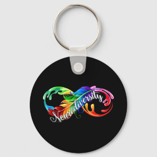 Neurodiversity Is Beautiful Rainbow is great gift  Keychain